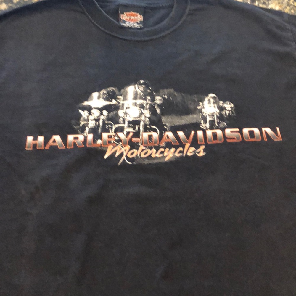 Harley-Davidson Black Men’s T-shirt Chicago Sz L